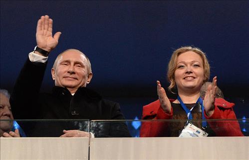 Путин на открытии олимпиады  в Сочи 2014